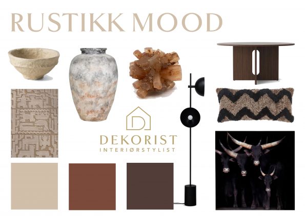 Moodboard rustikk av Dekorist